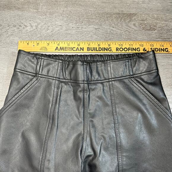 Spanx Leather-Like Joggers Faux Leather Jogger Black Small - Picture 11 of 14
